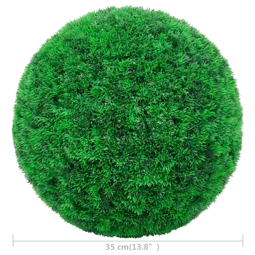 vidaXL Artificial Boxwood Balls 2 pcs 13.8"