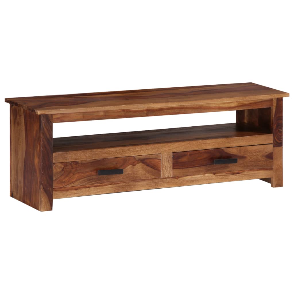 vidaXL TV Stand 46.5"x11.8"x15.7" Solid Wood