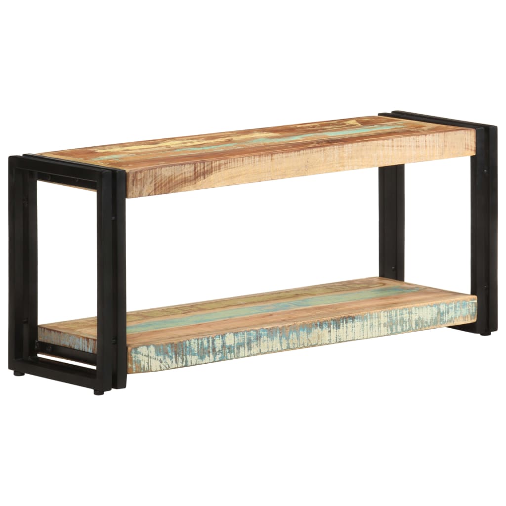 vidaXL TV Stand 35.4"x11.8"x15.7" Solid Wood Reclaimed