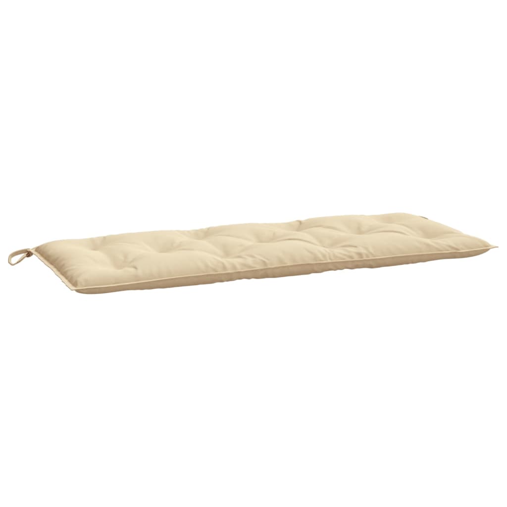 vidaXL Garden Bench Cushion Beige 47.2"x(19.7"+19.7")x2.8" Oxford Fabric