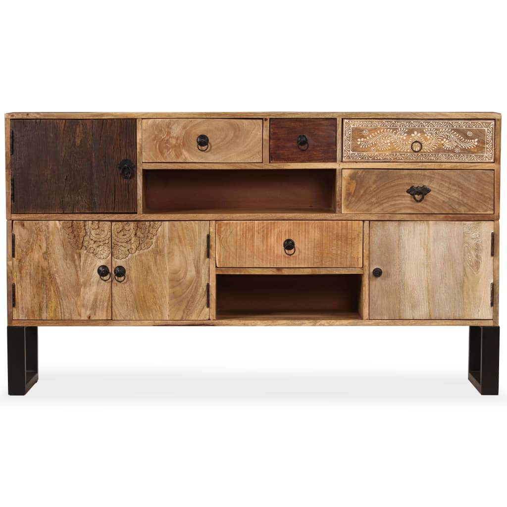 vidaXL Sideboard Solid Mango Wood 55.1"x11.8"x31.5"