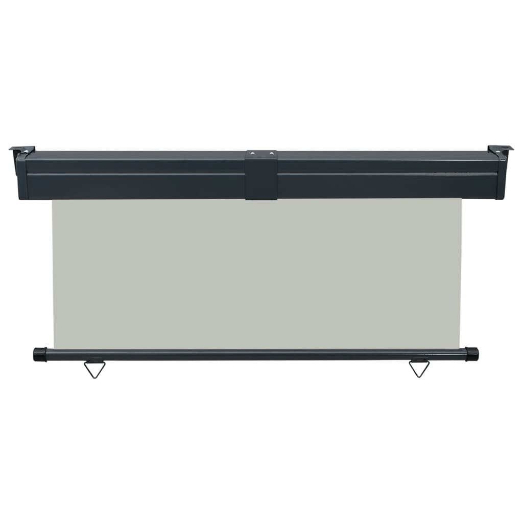 vidaXL Balcony Side Awning 66.9"x98.4" Gray