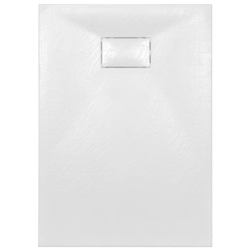 vidaXL Shower Base Tray SMC White 39.4"x27.6"