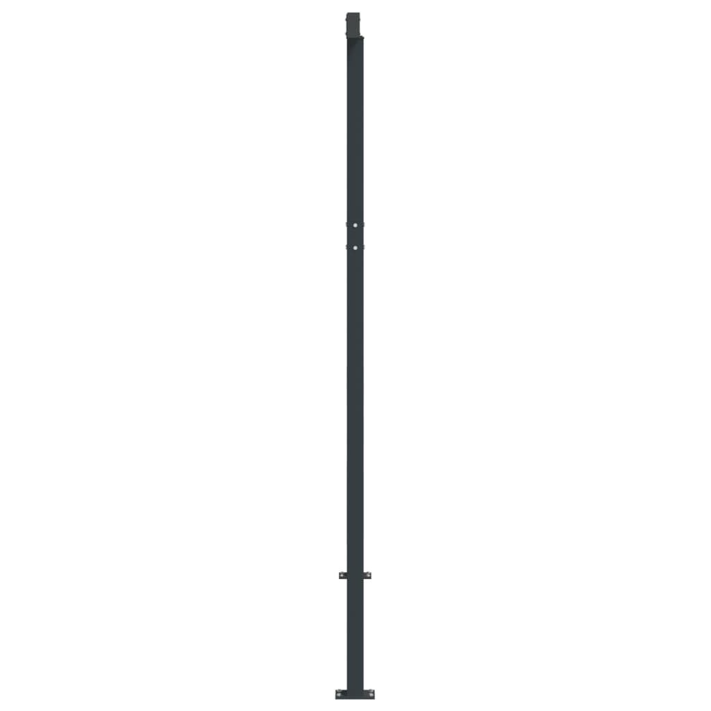 vidaXL Awning Post Set Anthracite 118.1"x96.5" Iron