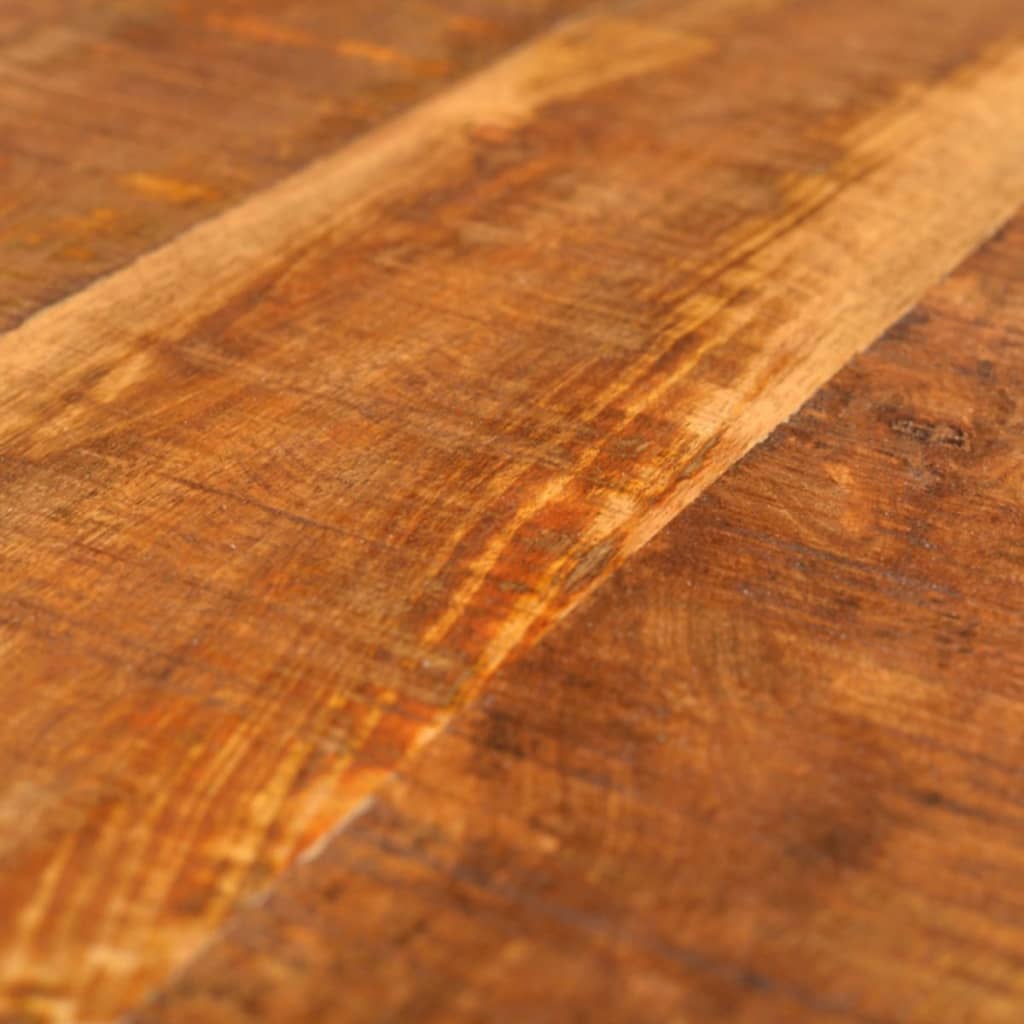vidaXL Tablero para mesa madera de mango rugosa 140x60x(1,5-1,6) cm