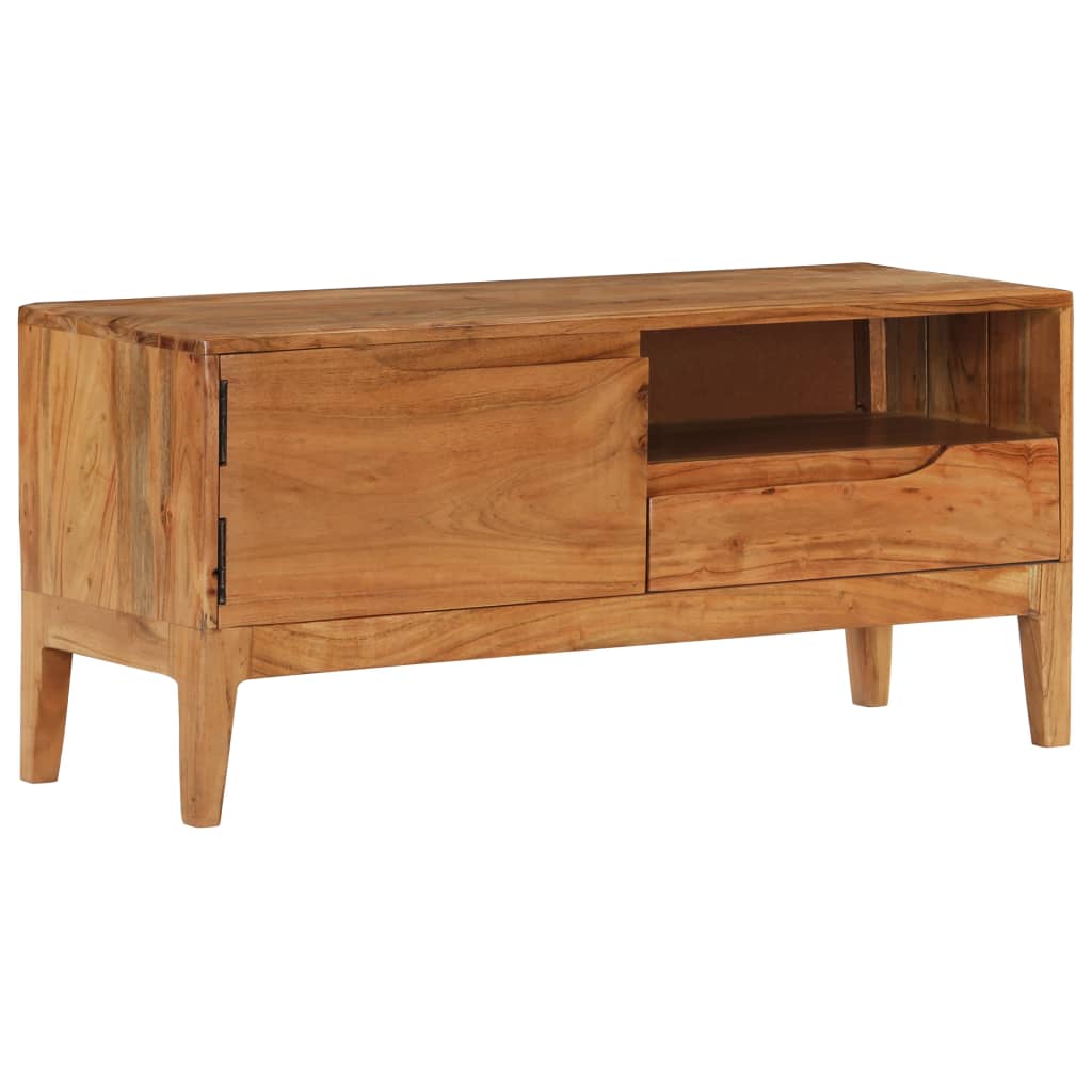 vidaXL TV Stand Solid Wood Acacia 34.6"x11.8"x15.7"