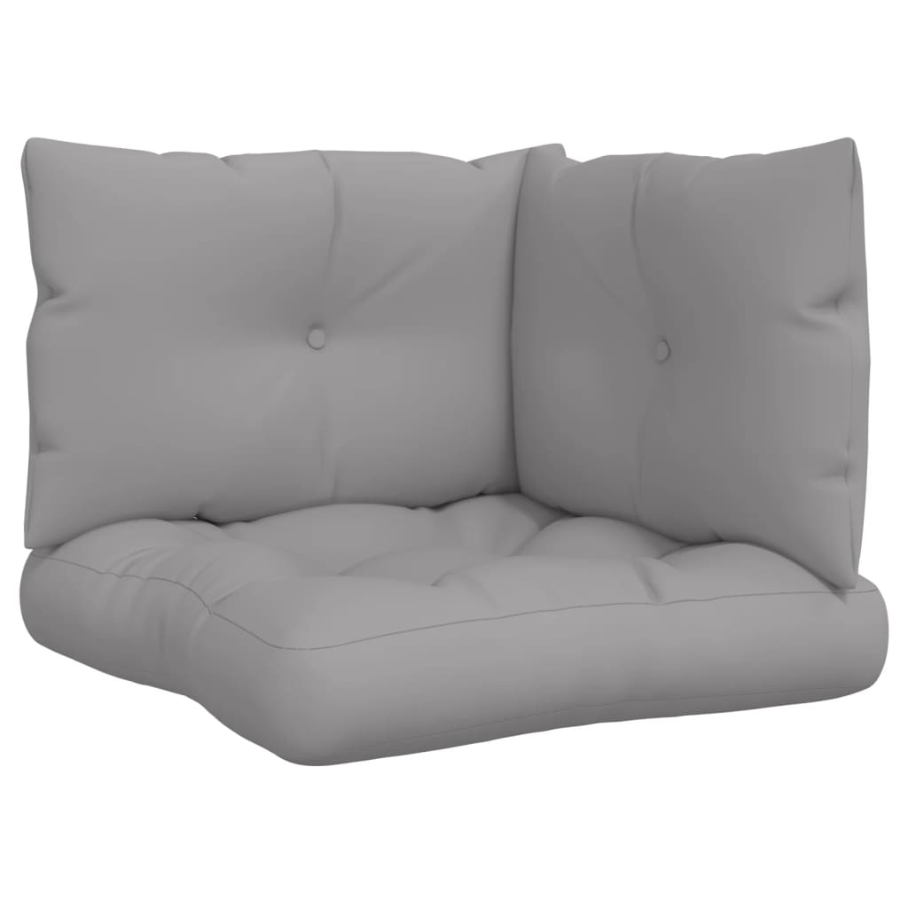 Pickering Onnodig goedkoop vidaXL Pallet Sofa Cushions 3 pcs Gray Fabric | vidaXL.com