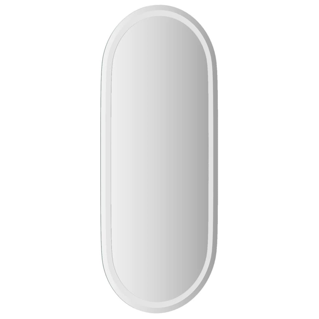 vidaXL LED Bathroom Mirror 39.4"x17.7" Oval