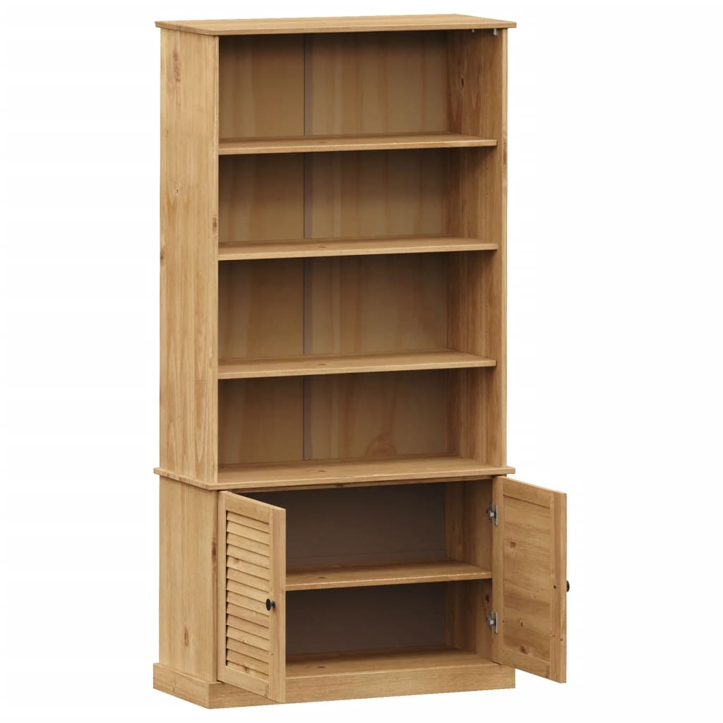 vidaXL Bookcase VIGO 33.5"x13.8"x66.9" Solid Wood Pine