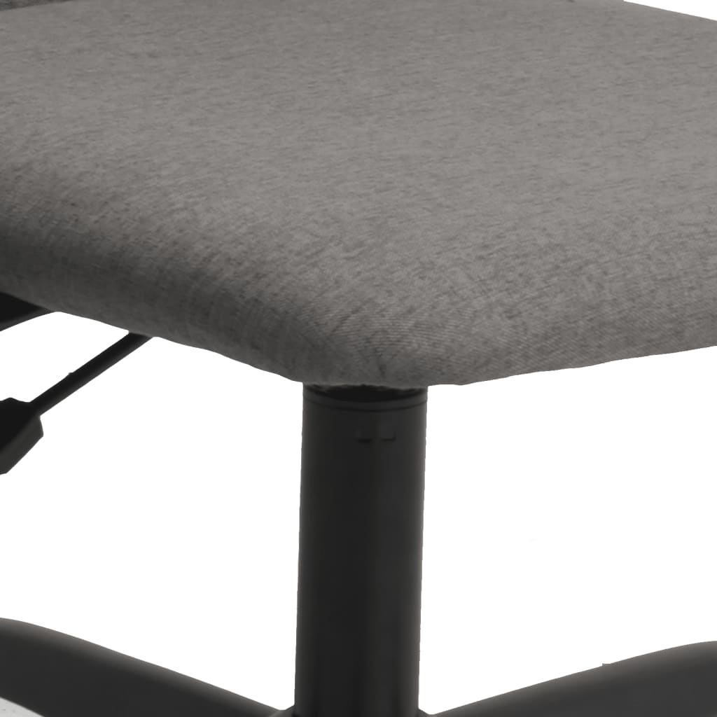 vidaXL Office Chair Dark Gray Fabric