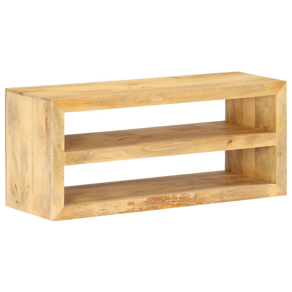 vidaXL TV Stand 42.1"x13.8"x17.7" Solid Wood Mango