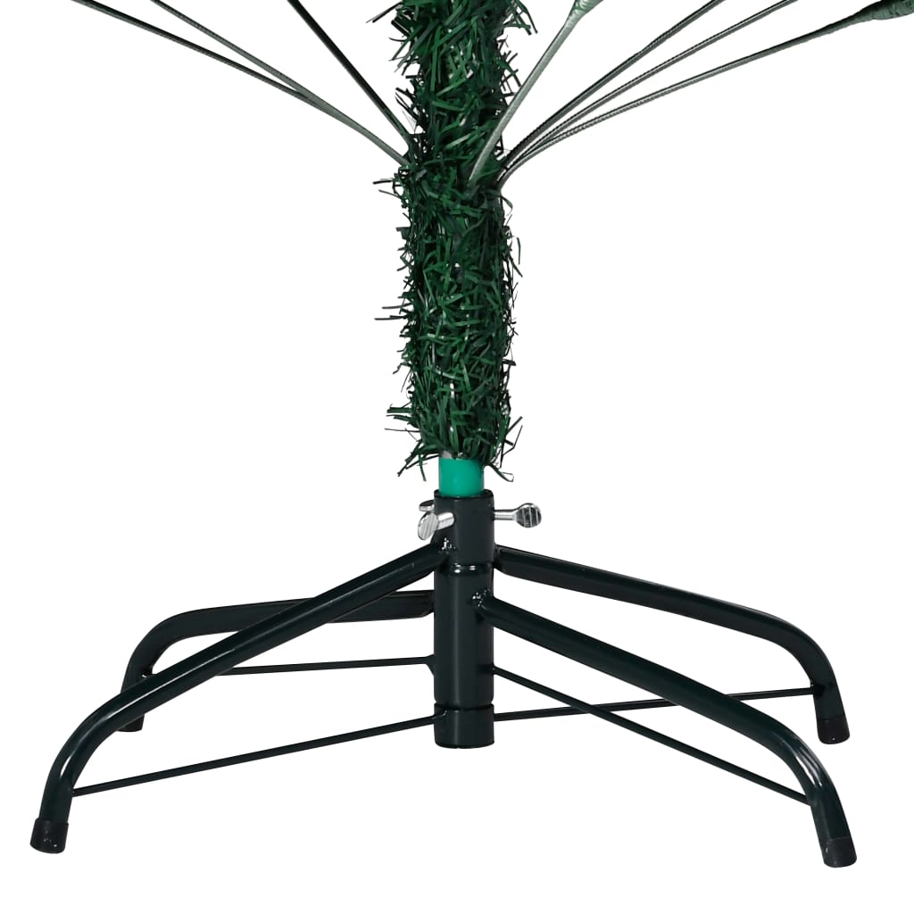 vidaXL Artificial Pre-lit Christmas Tree with Ball Set Green 59.1" PVC