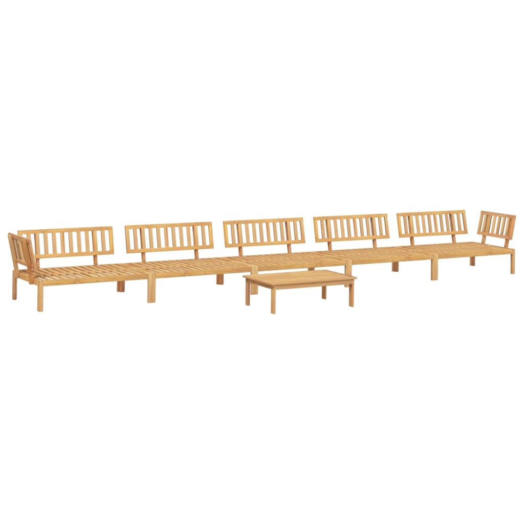 vidaXL 6 Piece Patio Pallet Sofa Set Solid Wood Acacia