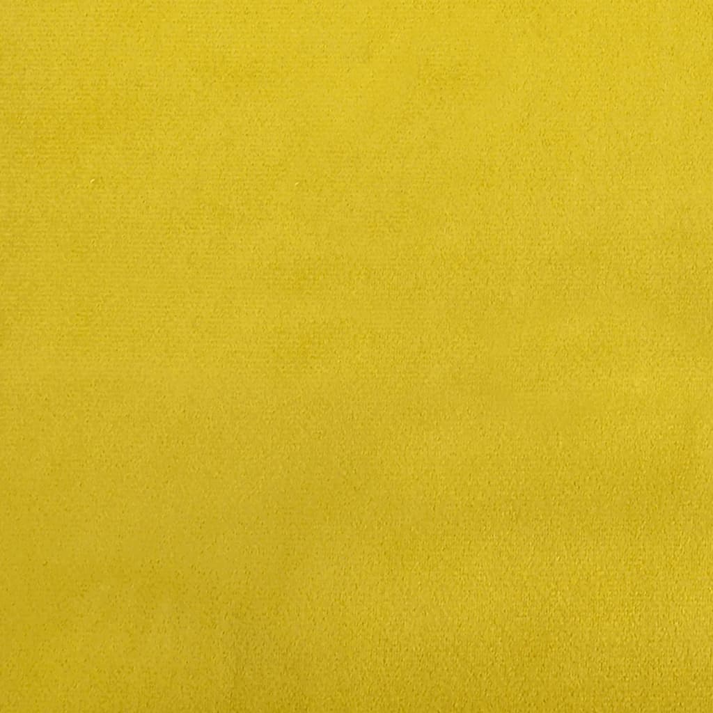 vidaXL Relaxing Chair Mustard Yellow Velvet