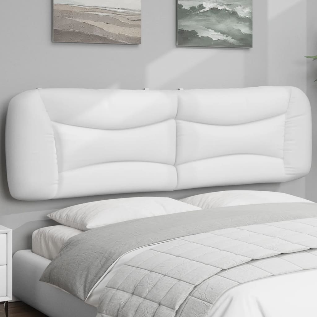 vidaXL Headboard Cushion White 72" Faux Leather