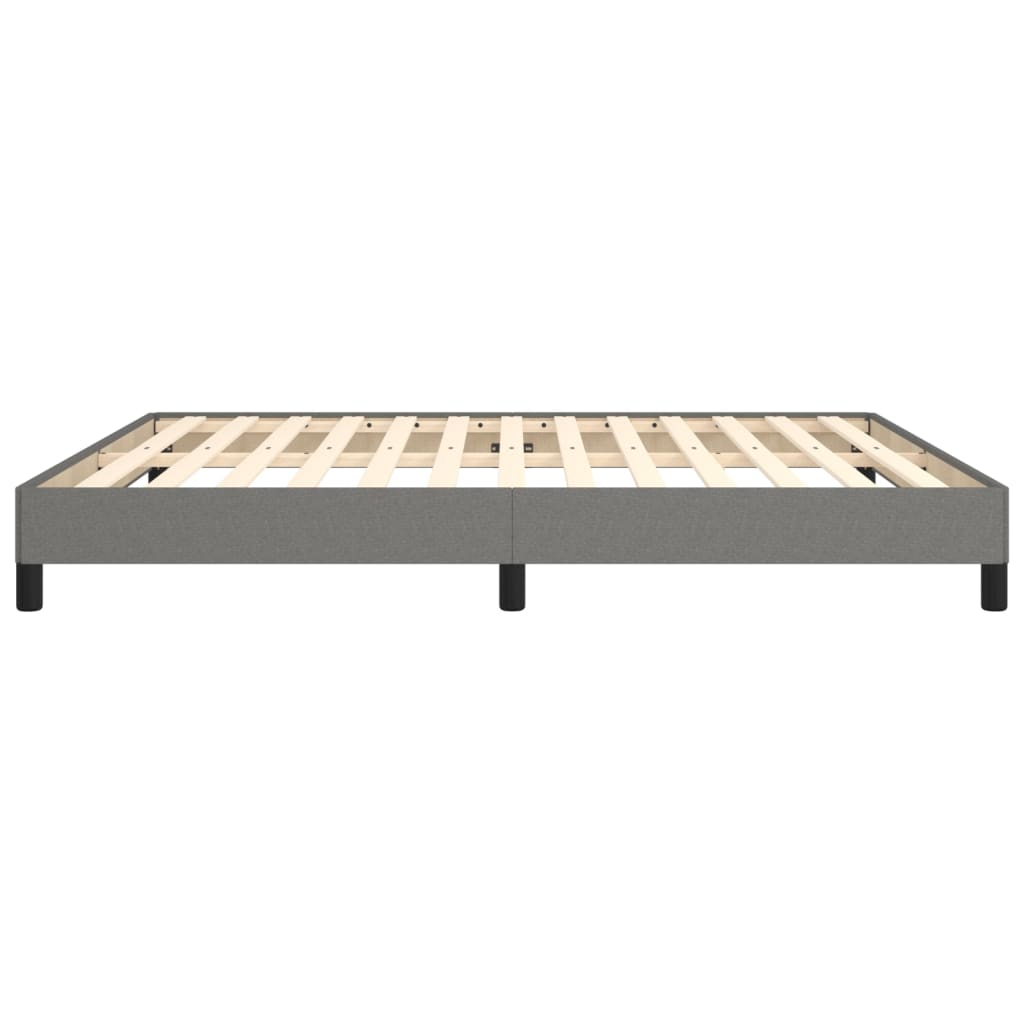 vidaXL Bed Frame Dark Gray 72"x83.9" California King Fabric