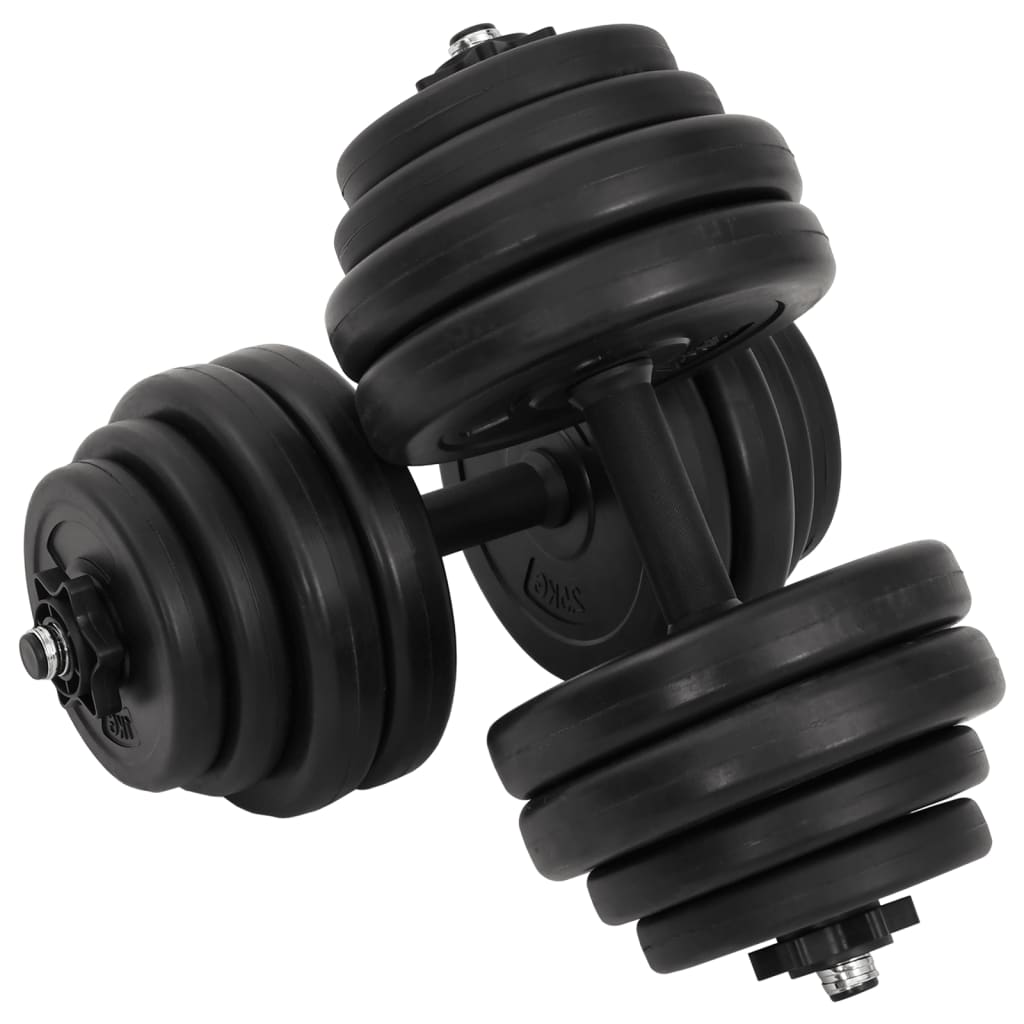 vidaXL Dumbbells 2x33.1 lb