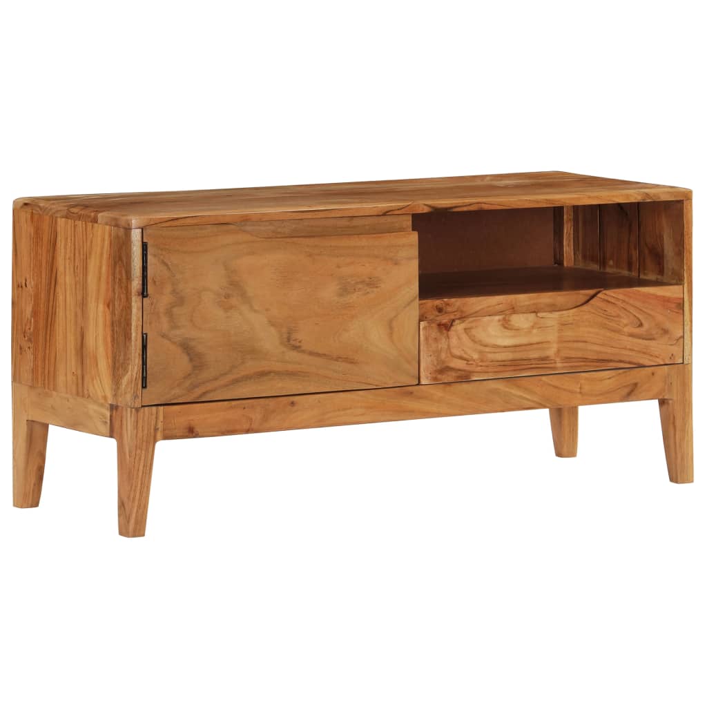 vidaXL TV Stand Solid Wood Acacia 34.6"x11.8"x15.7"