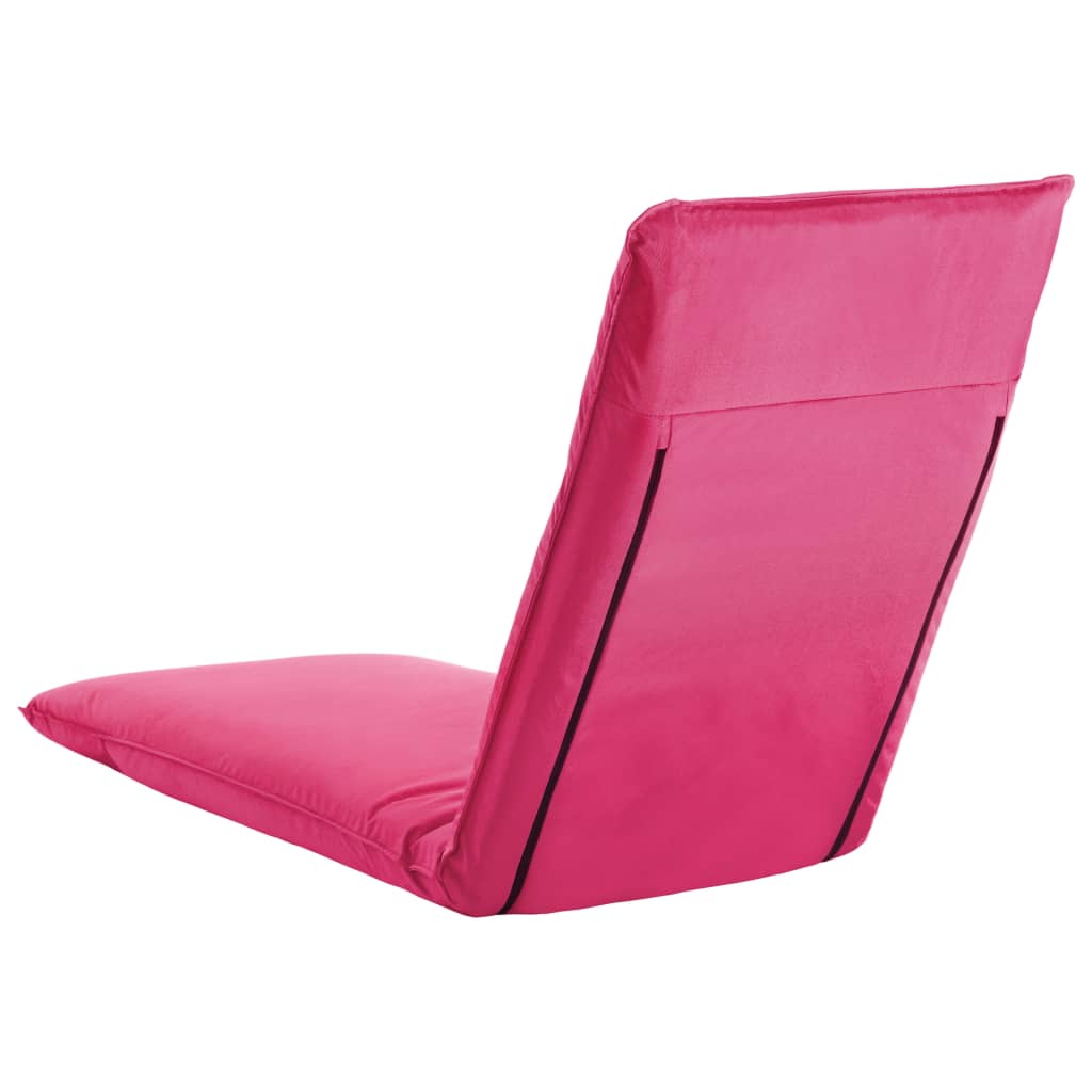 vidaXL Foldable Sunlounger Oxford Fabric Pink