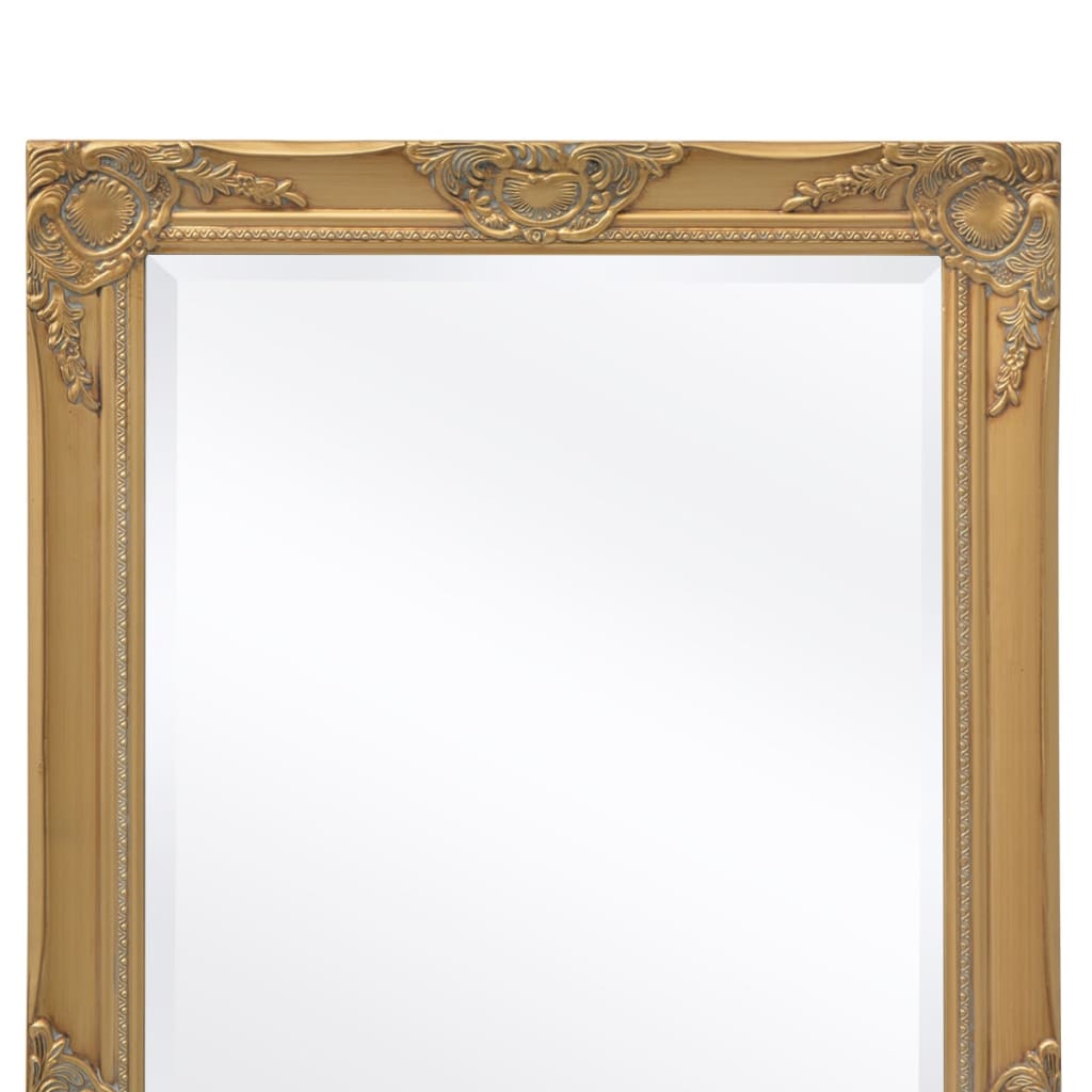 vidaXL Wall Mirror Baroque Style 39.4"x19.7" Gold