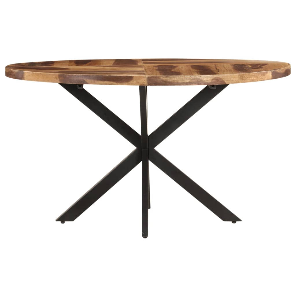 vidaXL Dining Table 55.1"x31.5"x29.5" Solid Acacia Wood