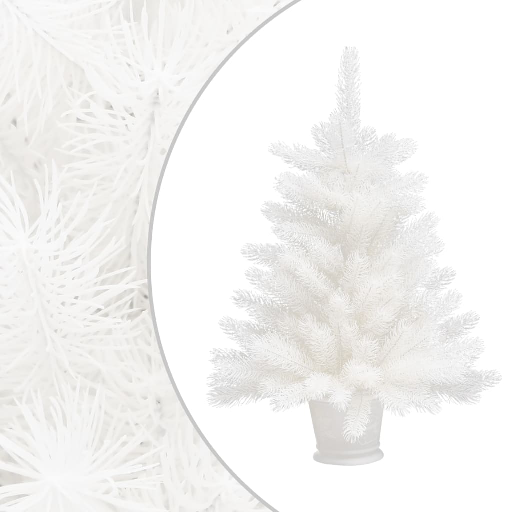 vidaXL Artificial Pre-lit Christmas Tree White 25.6"