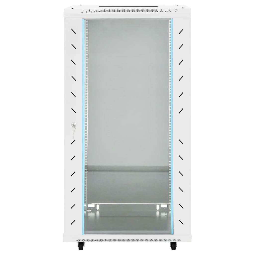 vidaXL 22U Network Cabinet 19" IP20 Gray 23.6"x23.6"x47.2"