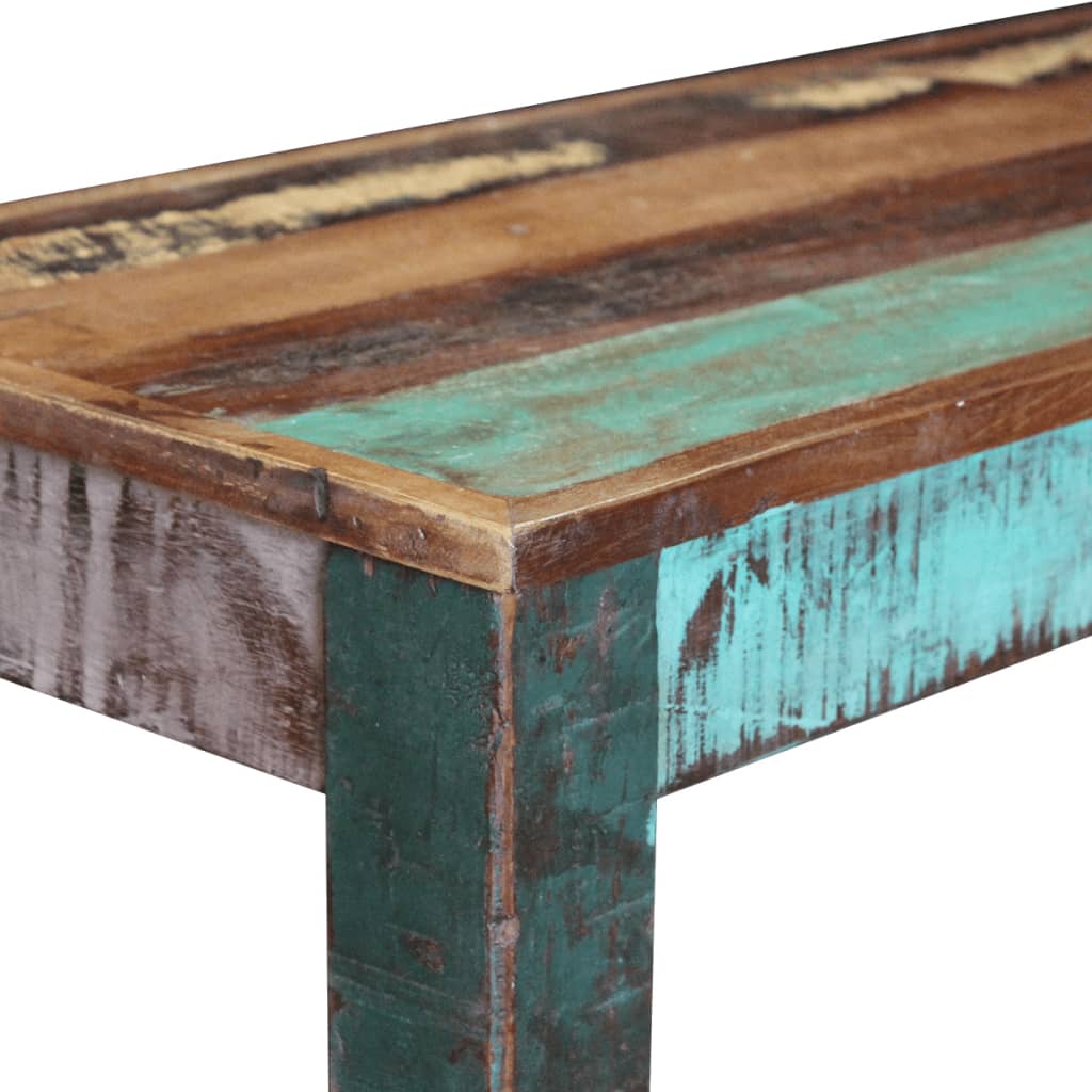 vidaXL Bench Solid Reclaimed Wood 43.3"x13.8"x17.7"