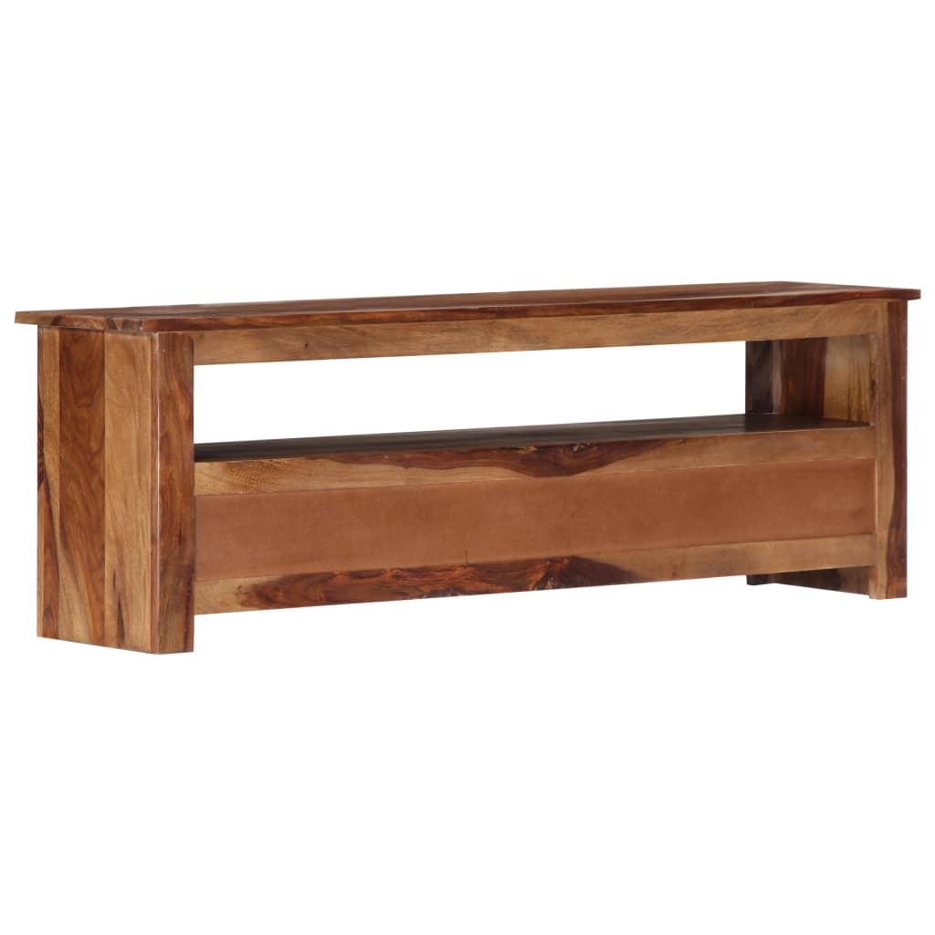 vidaXL TV Stand 46.5"x11.8"x15.7" Solid Wood