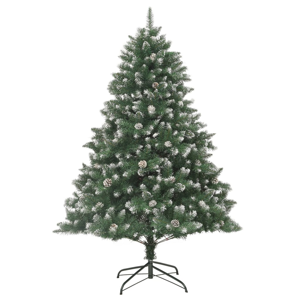 vidaXL Artificial Christmas Tree with Stand 82.7" PVC