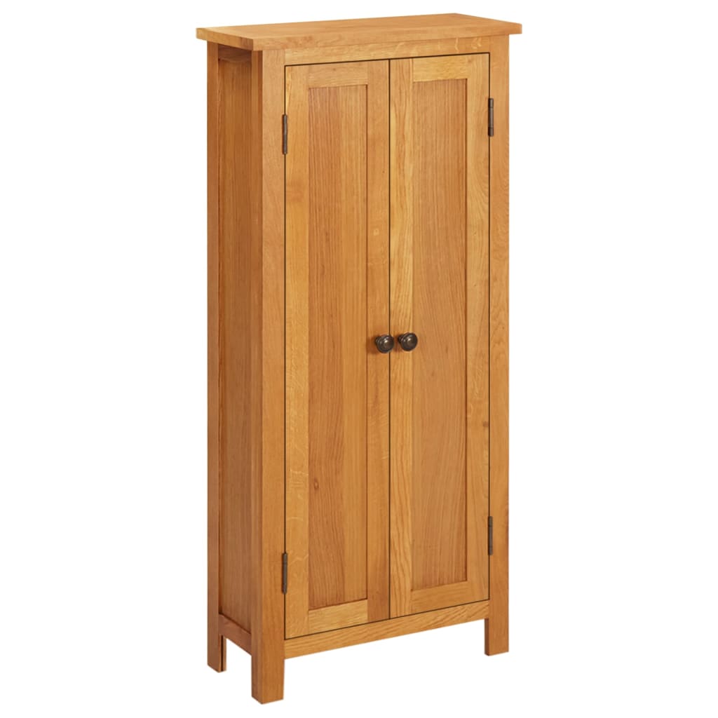 vidaXL Storage Cabinet 19.7"x8.7"x43.3" Solid Oak Wood