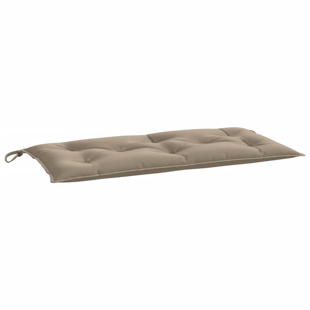 vidaXL Garden Bench Cushions 2pcs Taupe 39.4"x19.7"x2.8" Oxford Fabric