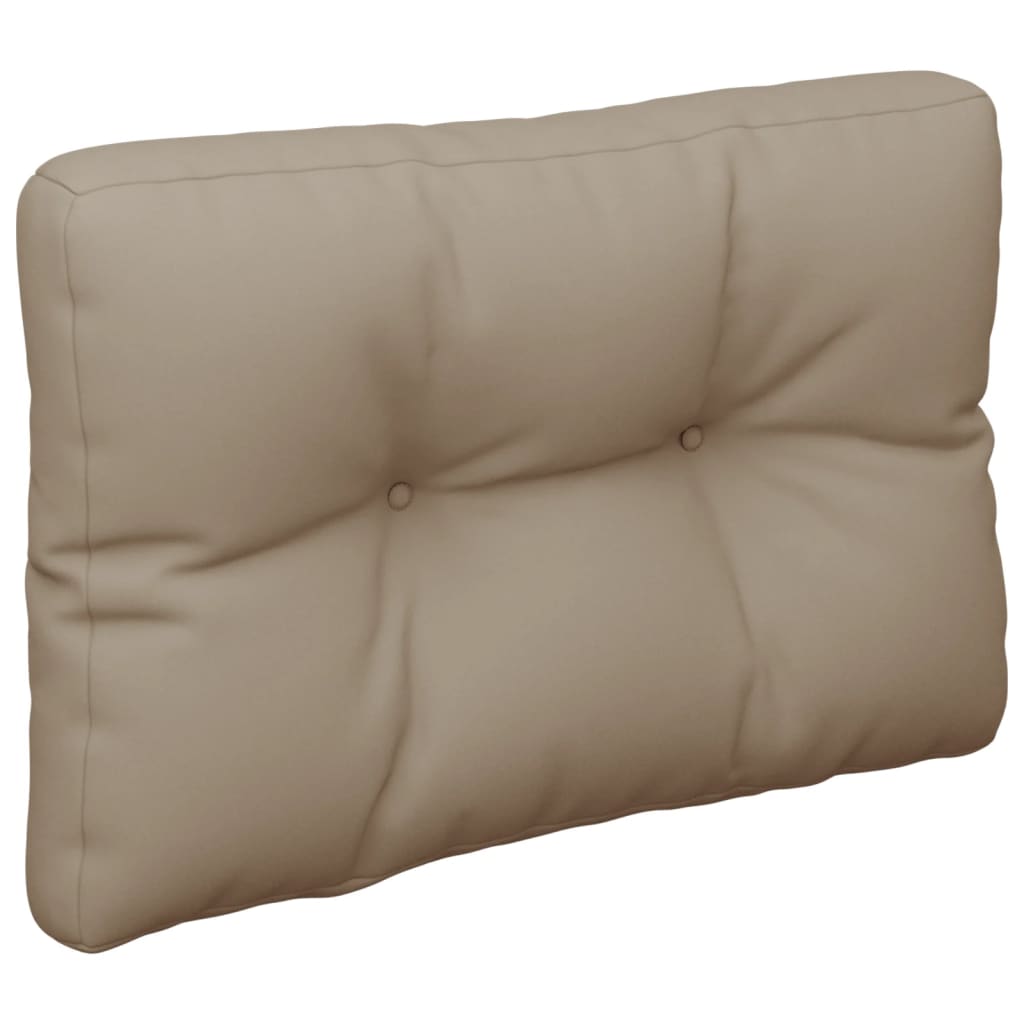 vidaXL Pallet Cushion Taupe 19.7"x15.7"x4.7" Fabric