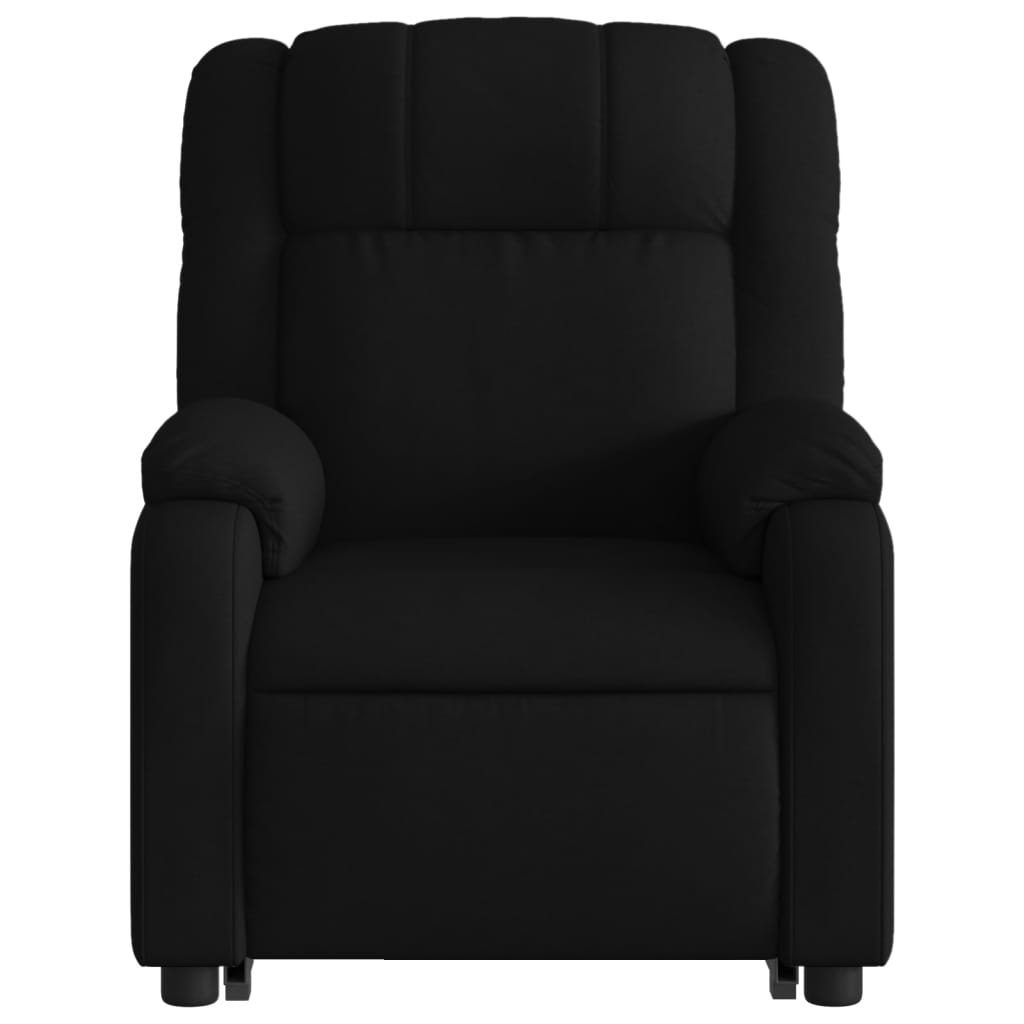 vidaXL Electric Stand up Massage Recliner Chair Black Fabric