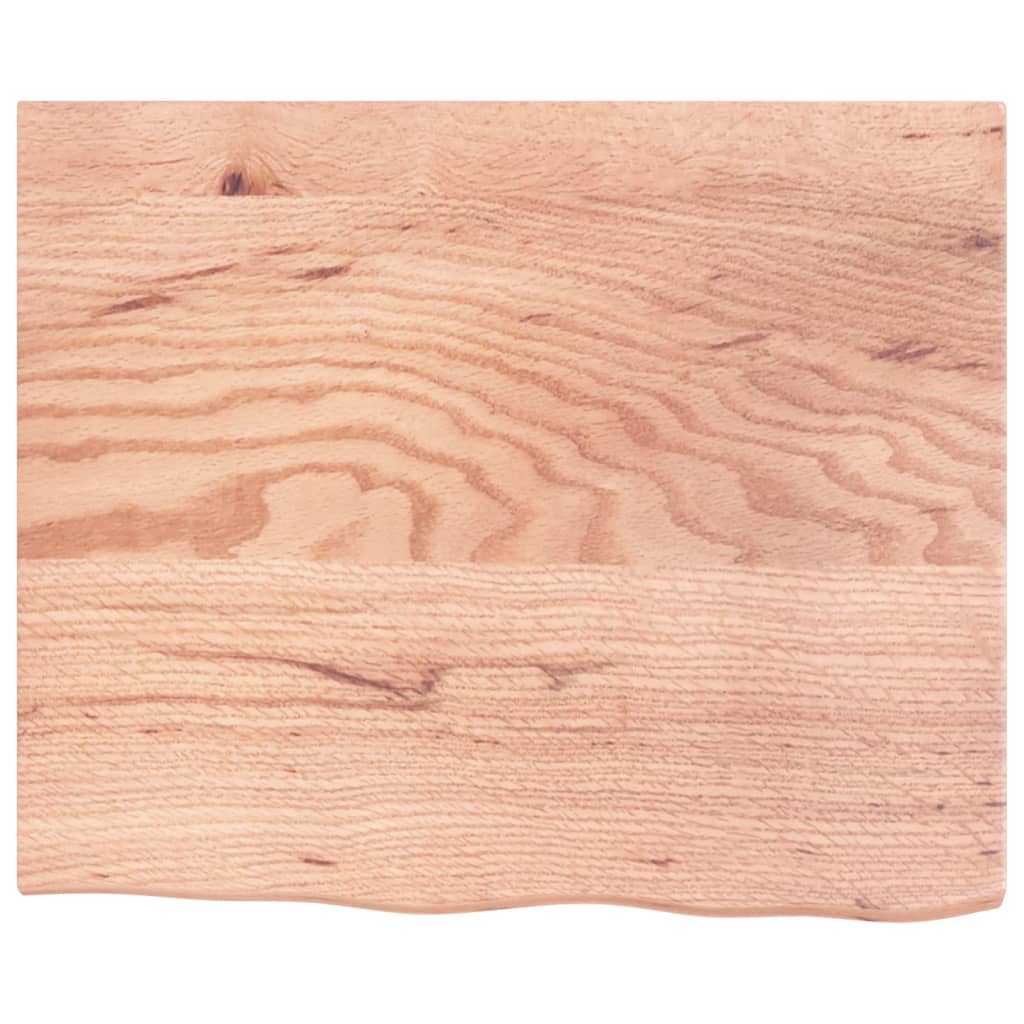 vidaXL Wall Shelf Light Brown 23.6"x19.7"x0.8" Treated Solid Wood Oak