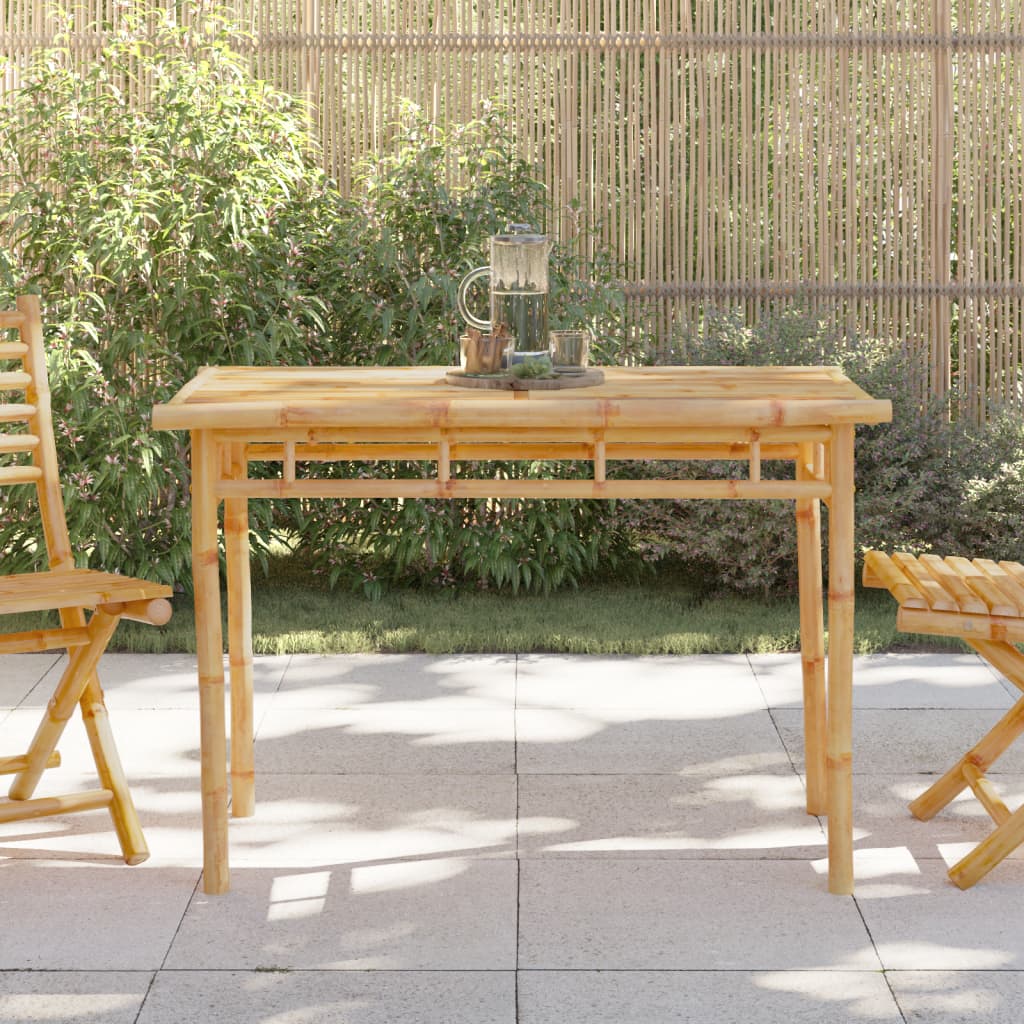 vidaXL Patio Dining Table 43.3"x21.7"x29.5" Bamboo