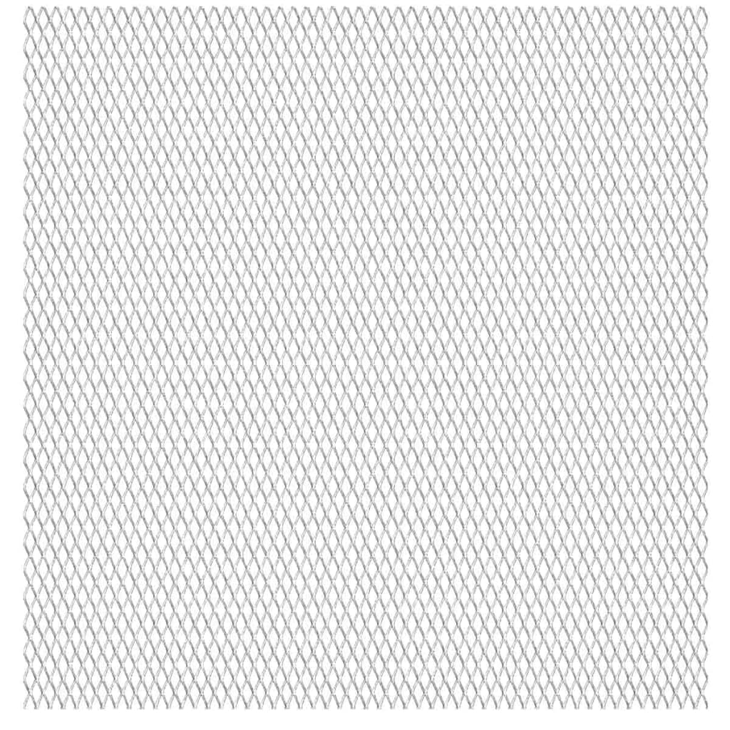 vidaXL Garden Wire Fence Stainless Steel 39.4"x33.5" 0.8"x0.4"x0.1"