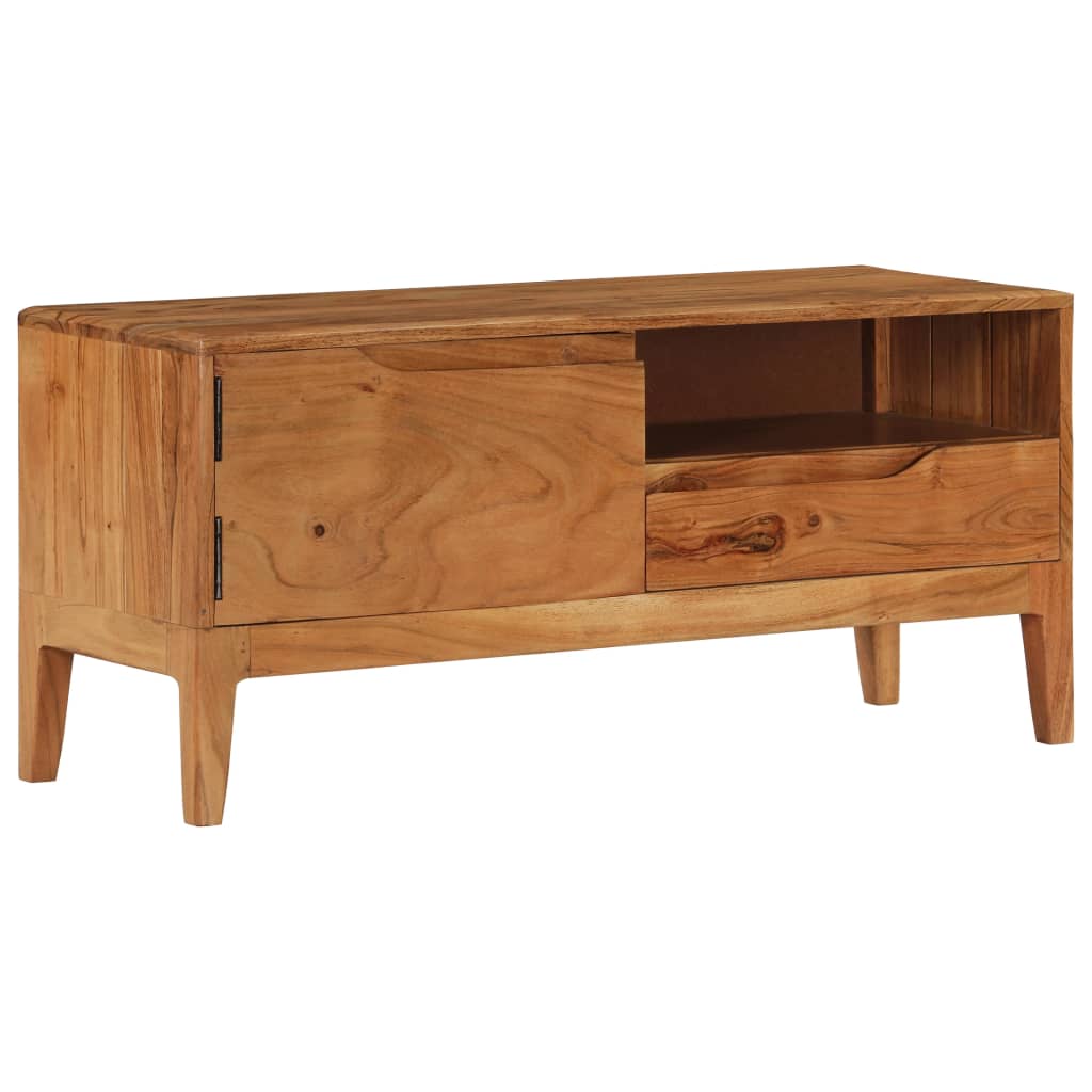 vidaXL TV Stand Solid Wood Acacia 34.6"x11.8"x15.7"