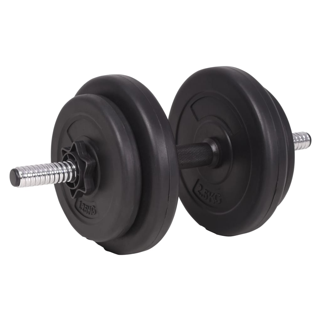 vidaXL Barbell and Dumbbell Set 264.6 lb