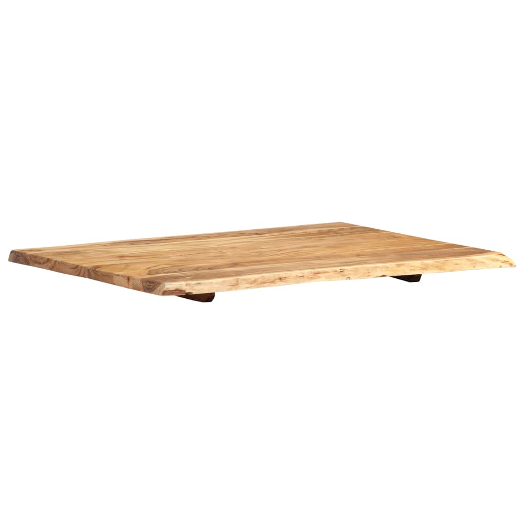 vidaXL Table Top Solid Acacia Wood 31.5"x(19.7"-23.6")x1"