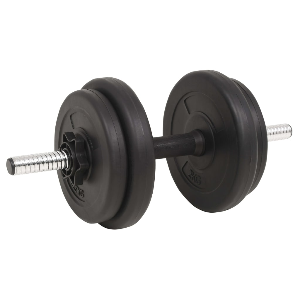 vidaXL Barbell and Dumbbell Set 132.3 lb