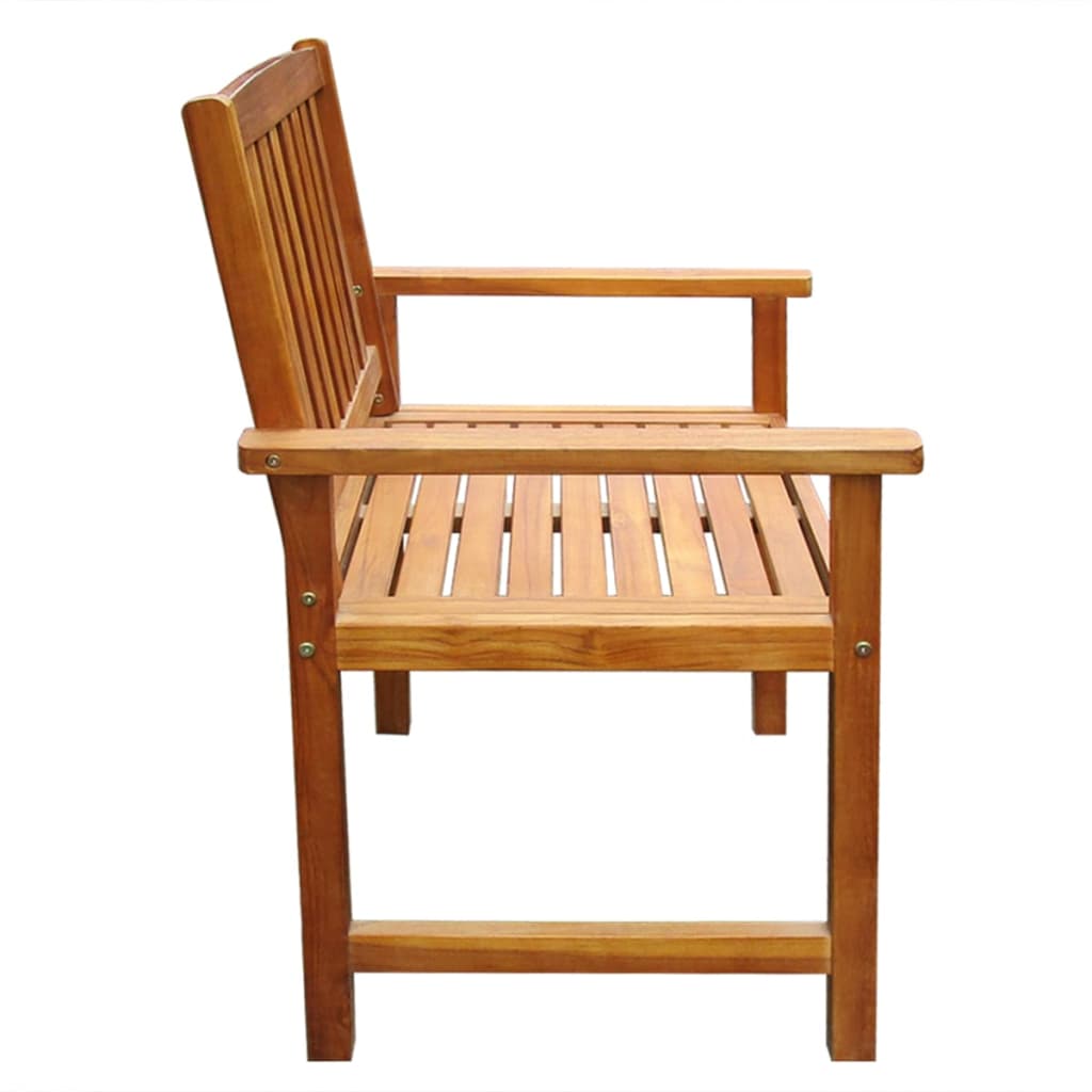 vidaXL Patio Chairs 2 pcs Solid Acacia Wood Brown