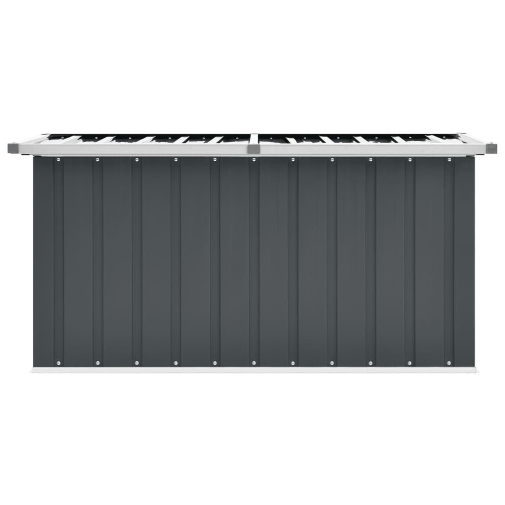 vidaXL Patio Storage Box Gray 50.8"x26.4"x25.6"