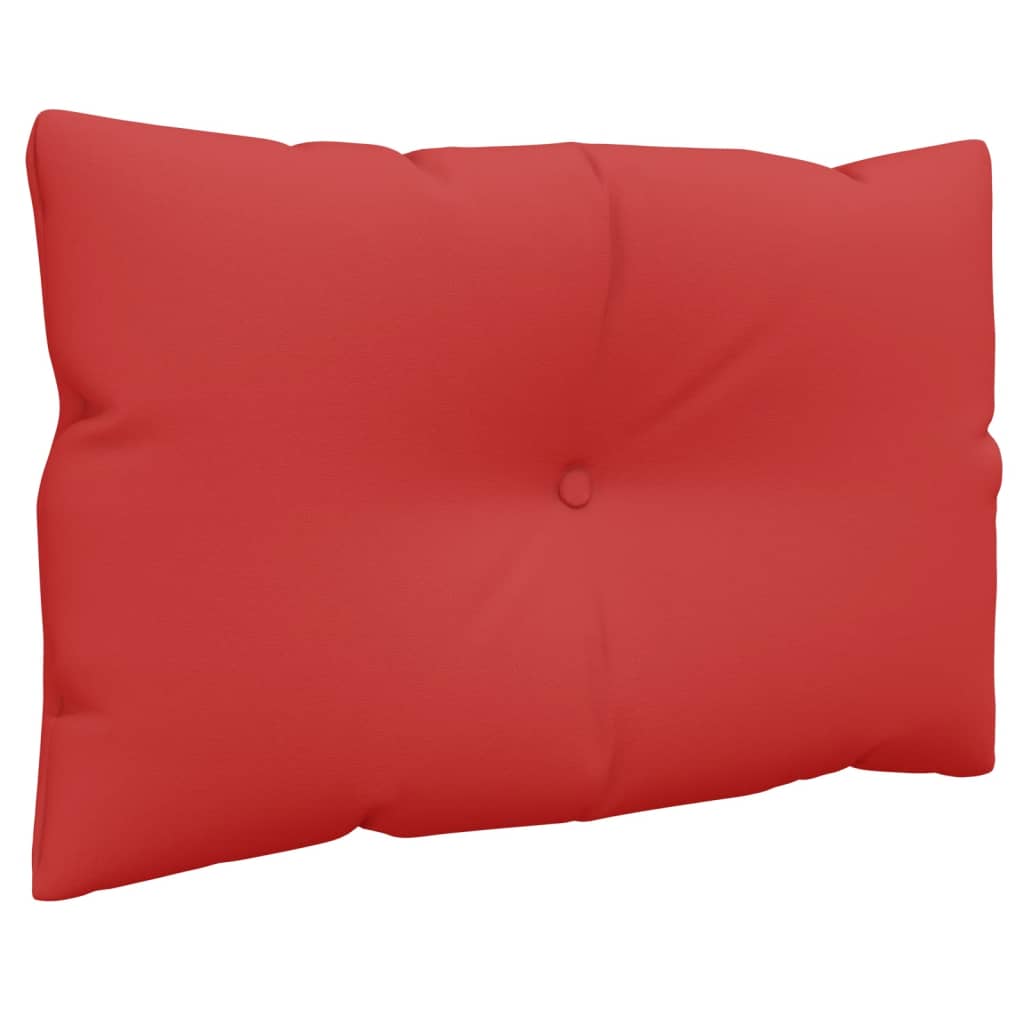 vidaXL Pallet Cushions 3 pcs Red Fabric