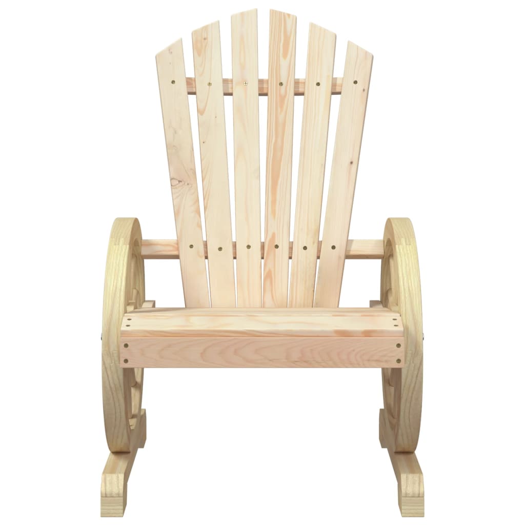 vidaXL Patio Adirondack Chair Solid Wood Fir