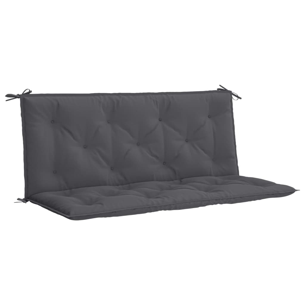 vidaXL Garden Bench Cushion Anthracite 47.2"x(19.7"+19.7")x2.8" Oxford Fabric