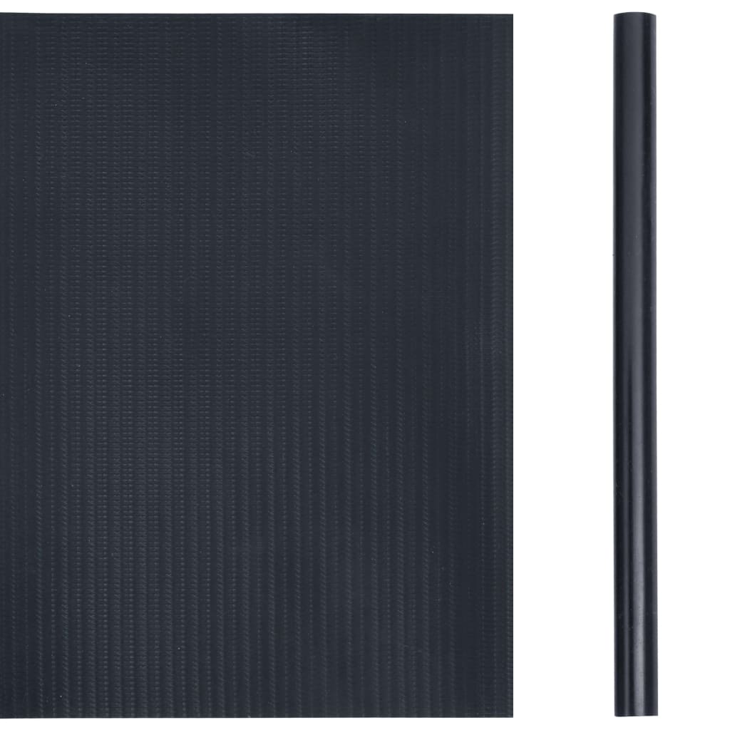 vidaXL Garden Privacy Screens 4 pcs PVC 114.8'x0.6' Matte Dark Gray