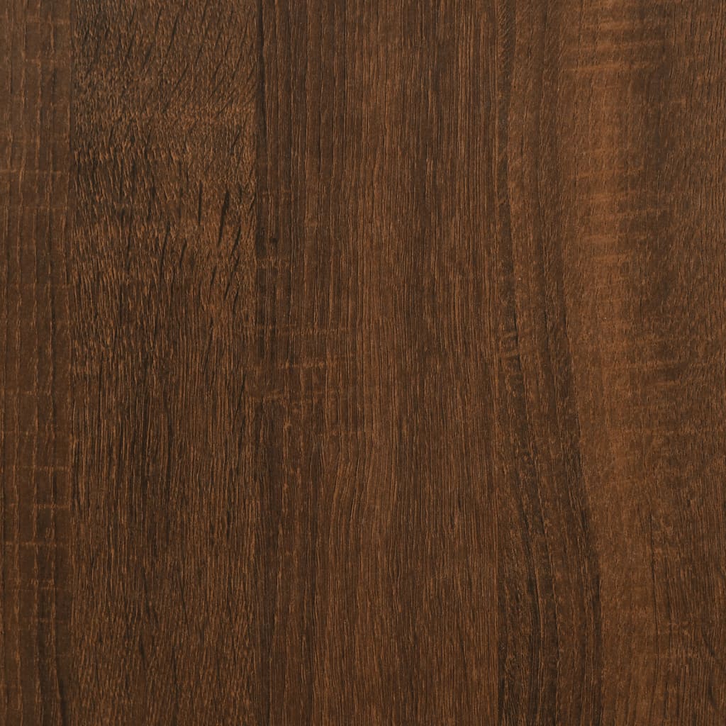 vidaXL Sideboard Brown Oak 40.2"x12.6"x28.9" Engineered Wood