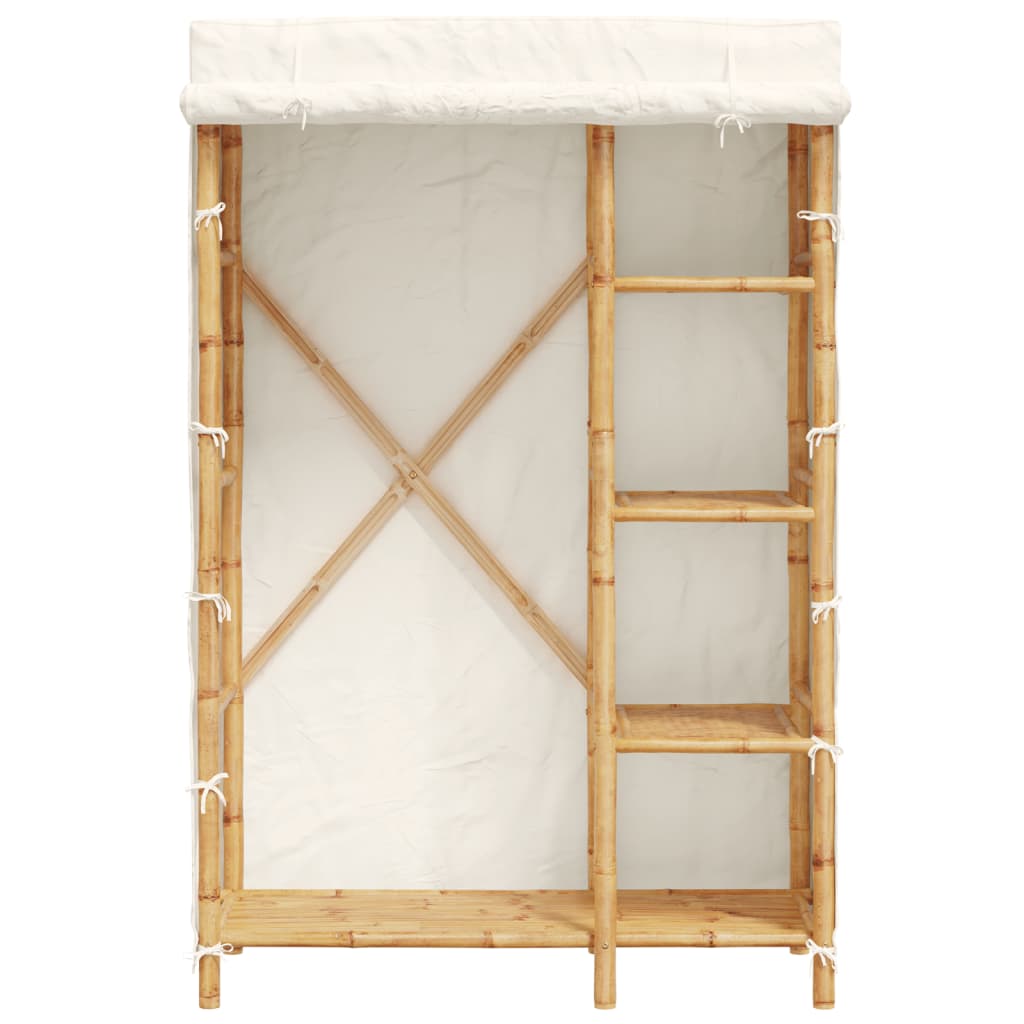 vidaXL Wardrobe 43.3"x17.7"x66.9" Bamboo