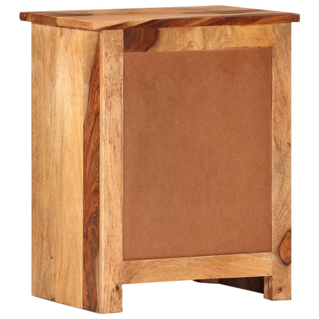 vidaXL Nightstand 15.7"x11.8"x19.6" Solid Wood